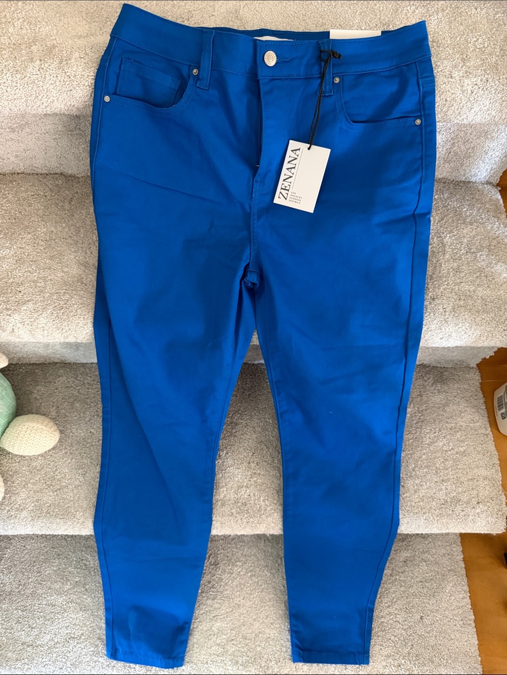 Zenana Outfitters Royal Blue Skinny Pants